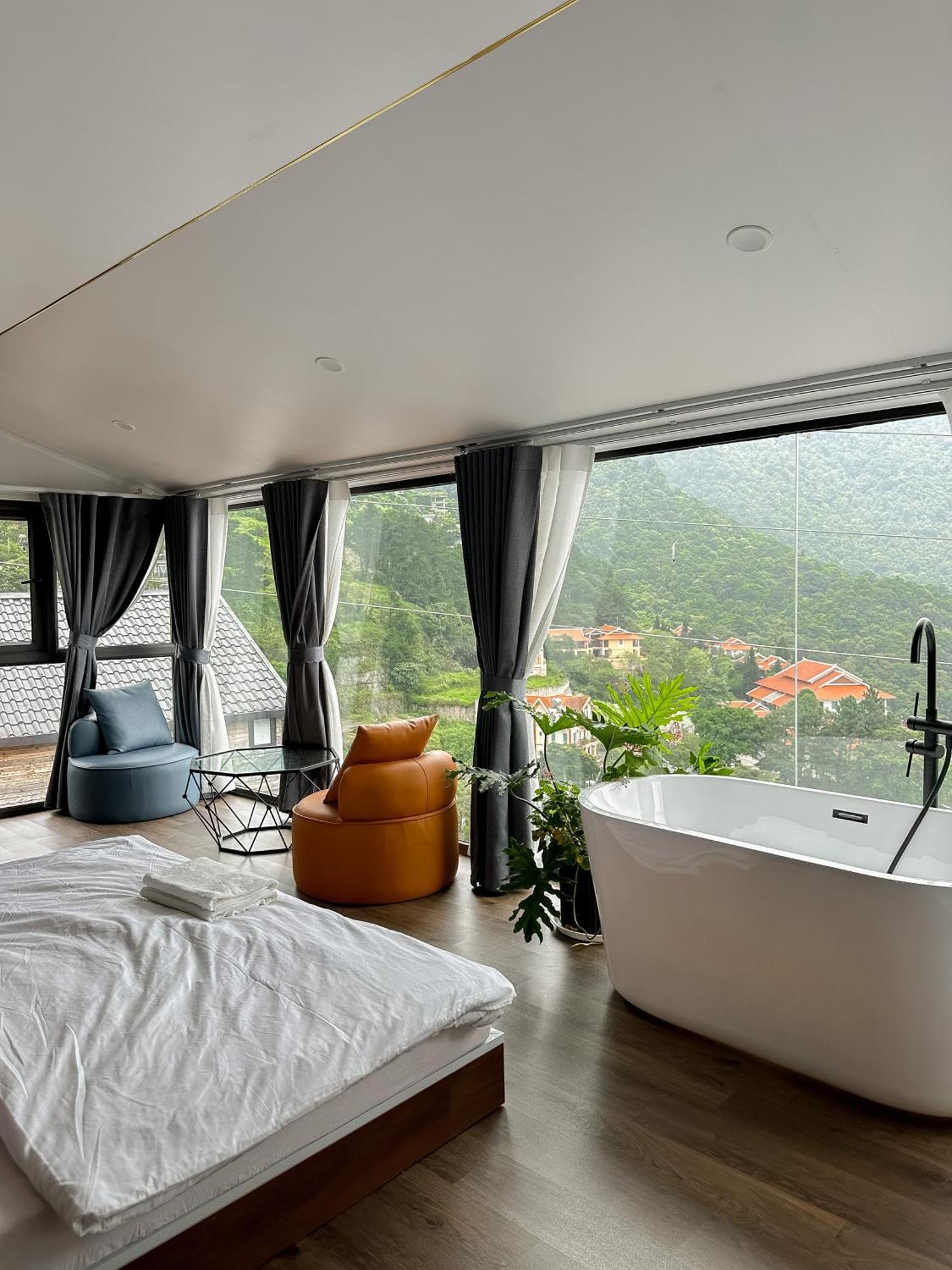 Appartamento Bách Xanh House Tam Ðảo Esterno foto